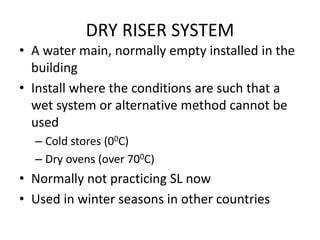 Dry Rise System Fire Protection system - Design matrix good | PDF