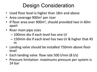 Fire Protection system - Design matrix good | PDF