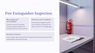 Fire Protection System Maintenance Inspection with eAuditor Audits ...