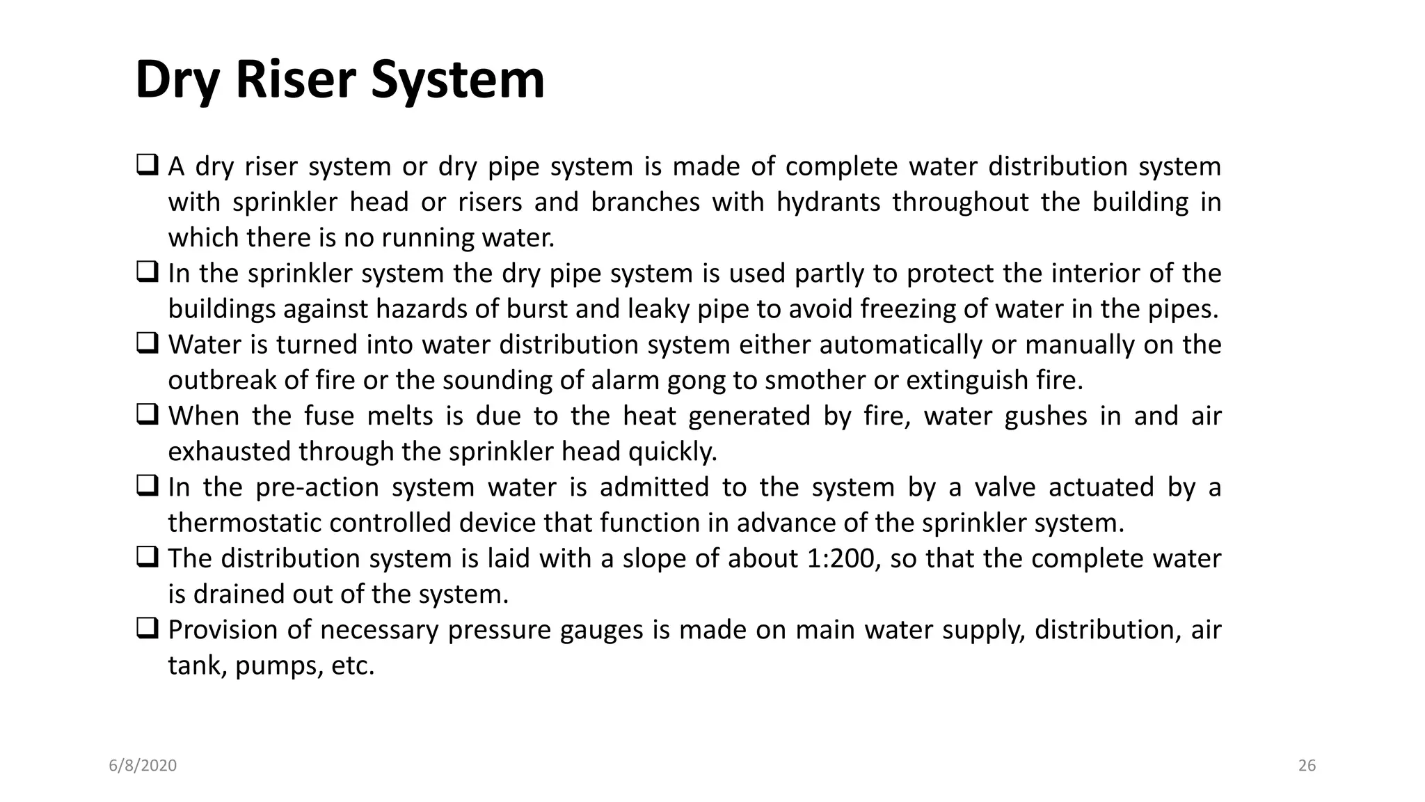 Fire protection system ppt. | PPTX