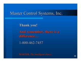 Master Control Systems Fire pump controllers | PDF