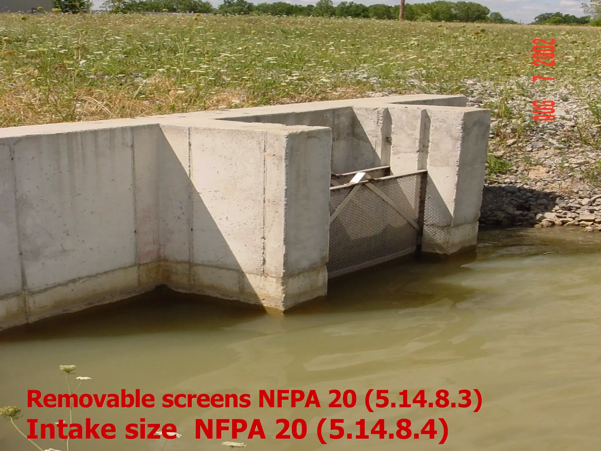 Removable screens NFPA 20 (5.14.8.3)Removable screens NFPA 20 (5.14.8.3)
Intake size NFPA 20 (5.14.8.4)Intake size NFPA 20 (5.14.8.4)
 