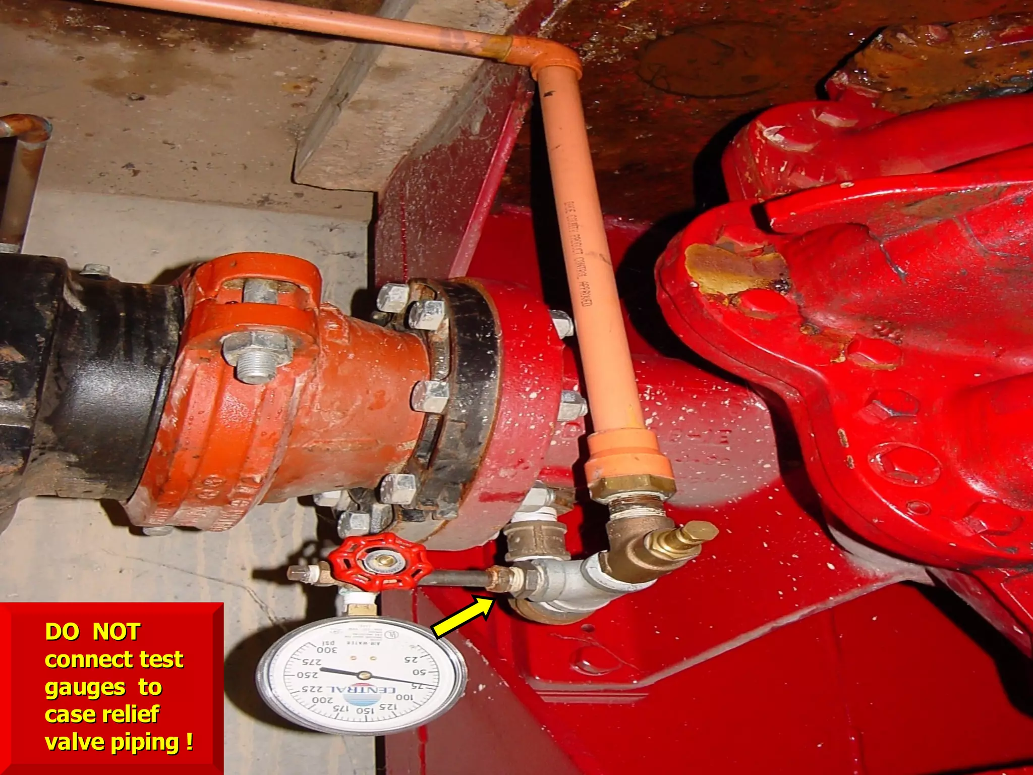 STATE of OHIO FIRE SCHOOL - BGSU 216
DO NOTDO NOT
connect testconnect test
gauges togauges to
case reliefcase relief
valve piping !valve piping !
 
