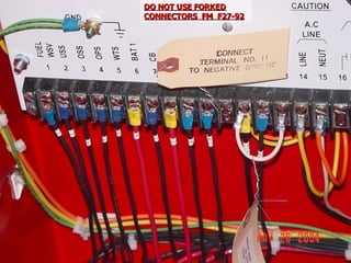 DO NOT USE FORKED
DO NOT USE FORKED
CONNECTORS FM F27-92
CONNECTORS FM F27-92
 