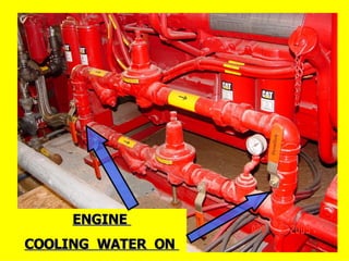 ENGINE
ENGINE
COOLING WATER ON
COOLING WATER ON
 