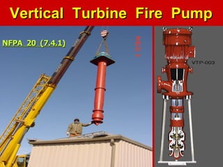Vertical Turbine Fire Pump
Vertical Turbine Fire Pump
NFPA 20 (7.4.1)
NFPA 20 (7.4.1)
 