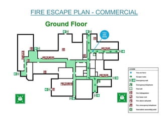 FIRE ESCAPE PLAN - COMMERCIAL
 