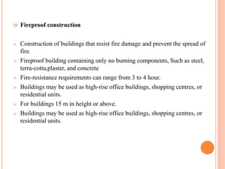 Fire resistive construction | PPT