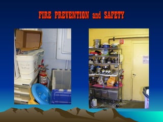 FIRE PREVENTION and SAFETY
 