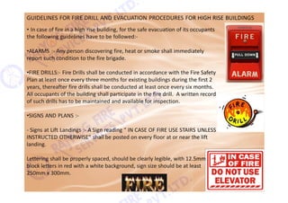 High Rise Firefighting Checklist Fire Fighting system | PDF