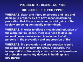 Fire Safety POWERPOINT FOR SAFETY ORIENTATION | PPT