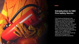 about fire safety standards and dimensions | PPTX