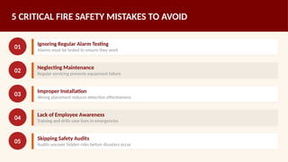 Common Mistakes Businesses Overlook | FIRE SAFETY | PPTX