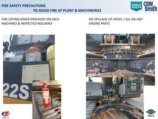 Construction Site Based Fire Safety Campaign PPTX
