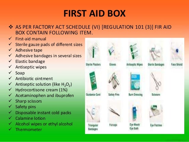 Chart On Safety And First Aid