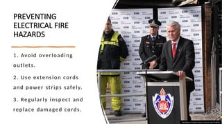 Overloading Extension Fire Fire Safety for home and office. safety measures | PPTX