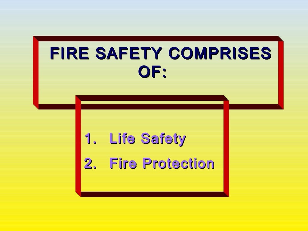 Fire safety in building