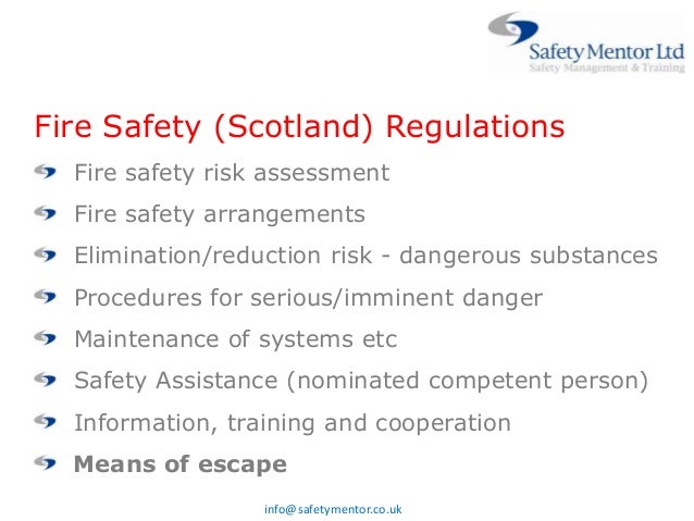 Fire Safety Iosh