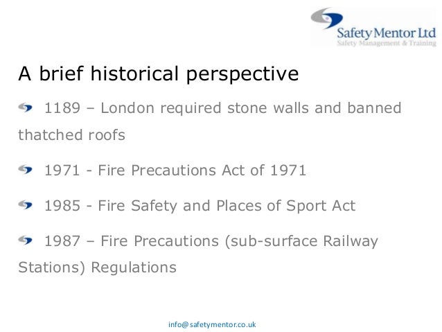 Fire Safety Iosh