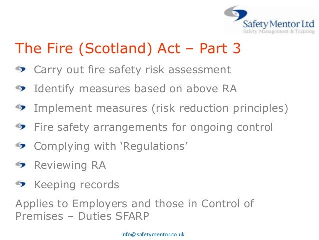 Fire Safety Iosh