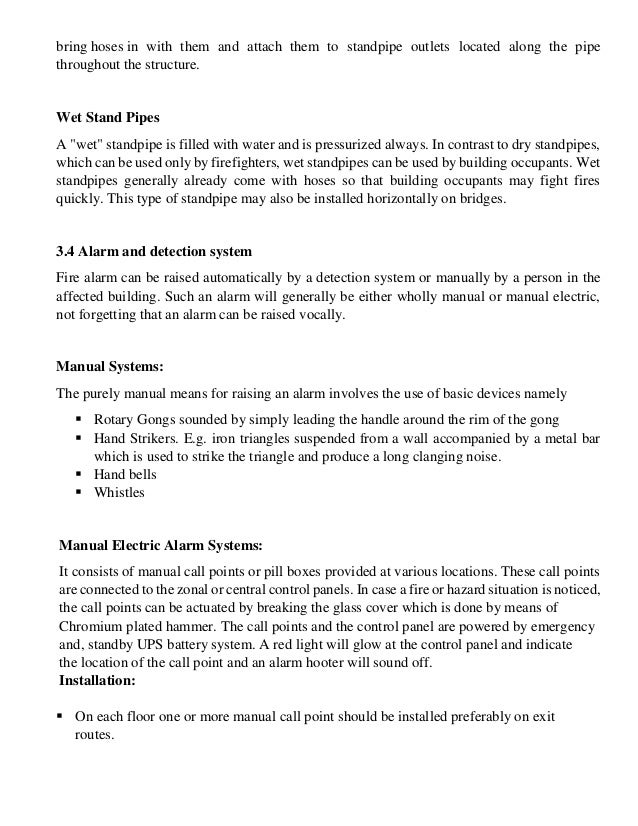 Fire Safety Manual