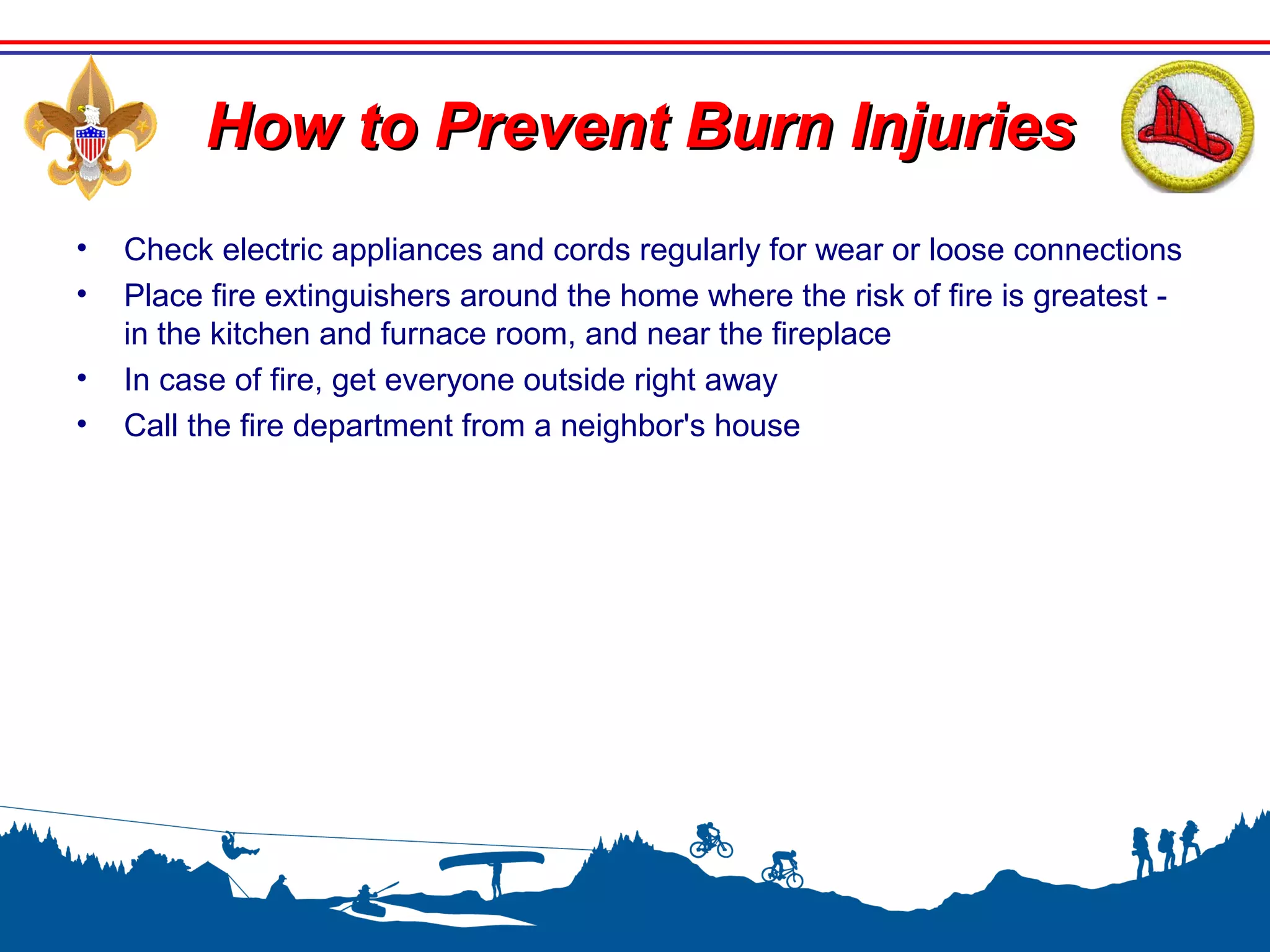 Fire safety merit badge troop 504 PPT