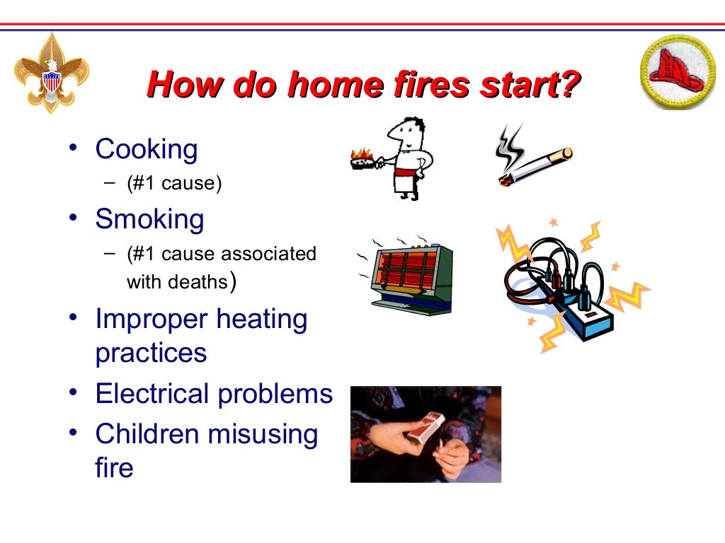 Fire safety merit badge troop 504