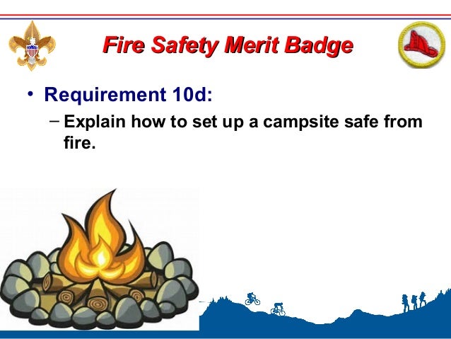 Fire Safety Merit Badge Worksheet