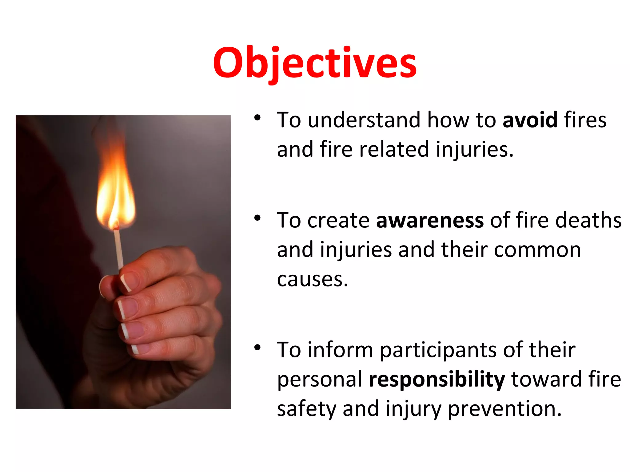 Fire safety presentation