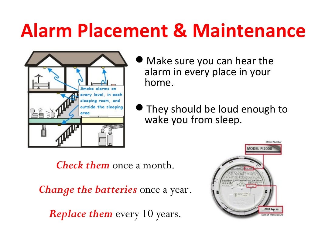 Fire safety presentation