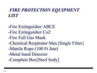 fire safety in pharmaceutical industries