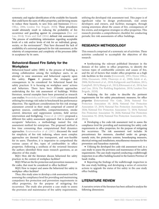 Fire Safety Risk Assessment of Workplace | PDF
