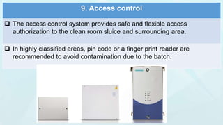 Fire safety solutions for clean rooms. | PPTX