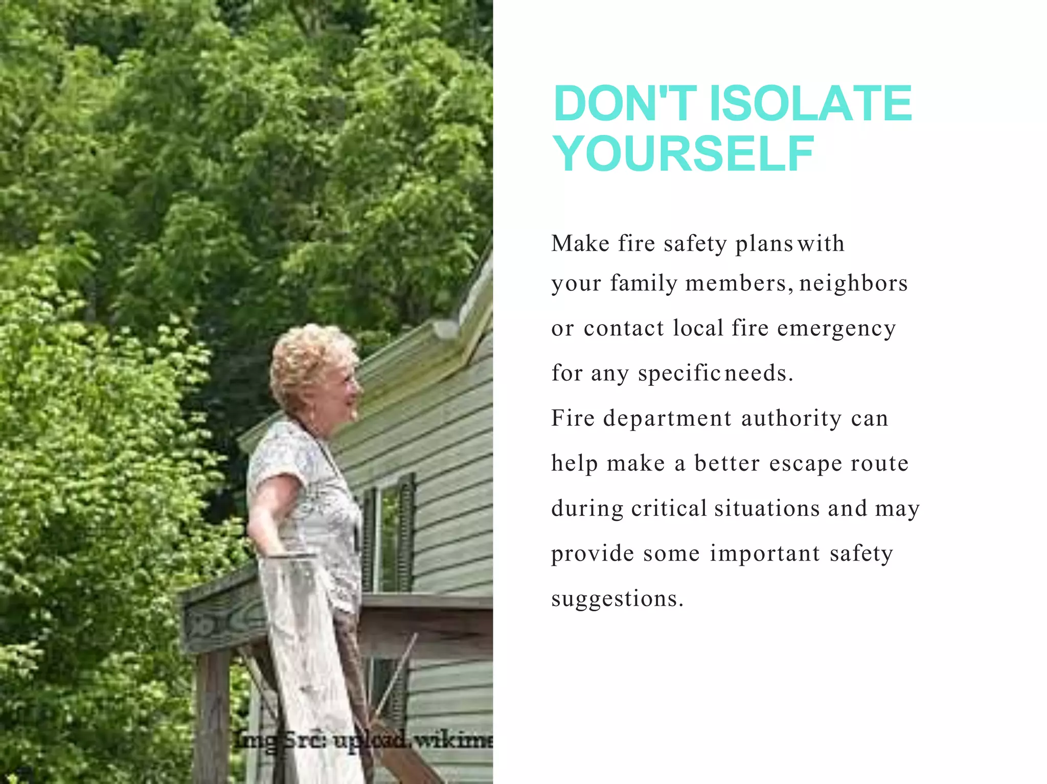 Fire safety tips for seniors and caregivers | PPTX