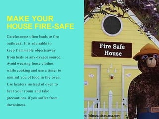 Fire safety tips for seniors and caregivers | PPTX