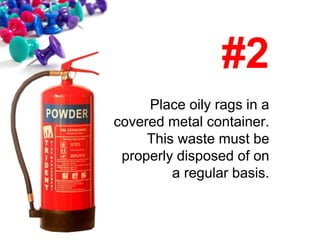 Workplace fire prevention and safety tips | PPSX