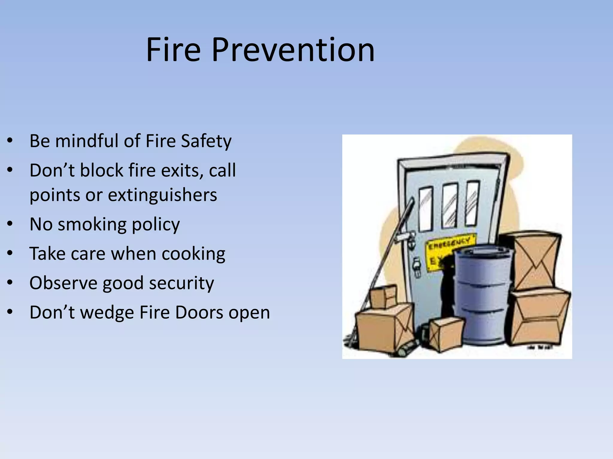 Fire & safety training | PPTX