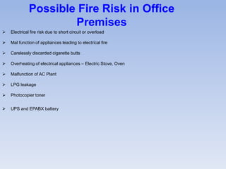 Fire & safety training | PPTX