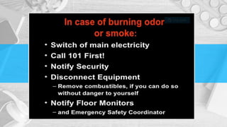 Fire safety training module | PPTX