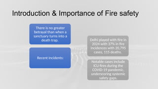 Importance and implementation of Fire safety in Hospitals | PPTX