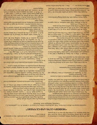 step in advance by assigning infantry companies or battalions to              assistance in developing the great principle—the co-operation of
take part in the annual maneuvers of the cavalry divisions with               all three arms.
their horse batteries. It is evident that this must be of the greatest
                                       “MODERN GUNS AND GUNNERY”
     A practical manual for officers of the Horse, Field, and Mountain Artillery, by Colonel H. A. Bethell, R. F. A., published by F. J.
                                                Cattermole, Wellington street, Woolwich.
    Colonel Bethell in his preface to this third edition of his excellent     presuming the range and line already found?
work remarks that only three years have passed since the last edition             From the range table, the breadth of the 50% zone is 4.74 yards,
of the book was issued and yet the changes which have taken place             depth 32.6 yards. Then the 100% zones are four times as large. Four
have rendered it necessary to rewrite the book throughout.                    times 4.74 is 18.96; therefore all the shell will be correct for line.
    The 1910 edition of the work covers, clearly and thoroughly,                  As regards depth, 10-326 = .3 nearly; opposite to factor .3 is
many of the subjects which must be mastered by the modern                     the probability table we find 16%. Therefore all the shell will be
field artillery officer before he can efficiently perform his duties.         correct for line, and 16% of them correct for range.
Not the least value of the work lies in the fact that it is one of the            Therefore, after range and line have been correctly found to the
very few books on modern field artillery published in the English             center of the target, we may expect to obtain 16% of hits, or 1 hit
language. There is a wealth of literature on this subject published           every 6 rounds.
in the French, German, and other languages; but comparatively few                 This assumes ideal conditions for practice, and absence of wind
of these books are available to an officer who reads only English.            or other disturbing factor.
   The scope of the book is indicated by its table of contents:                   Under service conditions in war the probable rectangle would
    Part I. Theoretical Gunnery.                                              be nearly twice that given in the range table.
    Part II. Principles of Construction of Guns, Carriages, and                 Part III, Practical Gunnery, contains excellent suggestions and
   Ammunition.                                                                demonstrations, especially on the subject of the bullet cone and
    Part III. Practical Gunnery.                                              shrapnel.
    Part IV. Modern Quick-Firing Equipments.                                    In this part of the book, under the heading. Indirect Laying, the
    Part V. Gunnery Calculations.                                             following normal procedure in coming into action is given:
    An idea of the utility of the work can be obtained from Part I,               Under normal conditions the procedure from start to finish will
Chapter V, Accuracy of Fire, where examples, interesting to artillery         be as follows:
officers who know the 50% rectangle of their guns, are given to                    1. Battery Commander receives his orders, reads them to
show what results may be expected in fire. Thus:                                 officers, battery staff, and Nos. 1 and informs them where he
                                                                                 intends to go.
    Example 2. What is the chance of dropping a shell into a                       2. He advances with Staff as in Fig. 93. (Note.—The Staff now
rectangular gun emplacement 3 yards wide, 5 yards from front to                  follow as a closed body. See F. A. T., 1908, page 186.)
rear, with the 18 pr. Q. F. at 3,500 yards?                                        3. He arrives at his position, reconnoitres the enemy, selects his
    Assume the parapet revetted vertical, and 3’ high. Then since                observing position, the position for the battery, and the general
angle of descent (from range table) is about 1 in 6, a parapet 1 yard            direction of position for limbers.
high will cover 6 yards to the rear, and it will be impossible to get              4. He proceeds to the observing position, where the rangetakers
a shell into the emplacement without going through the parapet.                  have in the meantime set up the director and are taking the range.
Suppose that a shell striking the superior slope within one yard of              He sends the horseholders to mark for the flanks of the battery.
the crest will penetrate the parapet, then our target is reduced to a              5. The two signallers lay out the telephone wire from the
surface 3 yards wide by one yard from front to rear.                             observing position of the battery, working from the center
    Now, the 50% rectangle of the 18 pr. Q. F. at 3,500 yards is 1.75            outwards.
yards wide; 3 yards over 1.75 yards is 1.7, which factor we find                   6. The battery leader gallops up, followed by his signaller;
opposite 75% in the table, so that 75% of the shots will be correct              the B. C. points out to him the position of the battery and the
for line.                                                                        direction of the target.
    Again, the 50% rectangle of the 18 pr. Q. F. at 3.500 yards is                 7. The battery leader brings the battery into action as in Fig.
26 yards long; 1 over 26 is .038, or just short of factor .04 in the             94. The limbers proceed toward the position selected by the
table, so that 2% of the shots will be correct for elevation.                    Battery Commander.
    2% of 75% is 1.5% nearly.                                                      8. In the meantime the B. C. measures the angle of sight and
    So that in 100 shots, under ideal conditions, we may expect to               sends it down to the battery. He also sends down the approximate
put 1.5 effective shell into the emplacement.                                    battery angle.
                                                                                   9. The rangetakers having in the meantime taken the range to
   Again, Part II, Chapter XIX, The Quick-Firing Field Howitzer,                 the target and to the battery, the B. C. works out the battery angle
Probability of Hitting:                                                          and the range with the plotter. He sends down the correction
                                                                                 to the approximate battery angle (“all guns 1½º more right.”)
    Example: How many rounds of lyddite shell from the 5 inch                      10. The B. C. orders the ranging section, the nature of shell,
B. L. howitzer with full charge will be required to make one hit on              and the corrector, and sends down the two elevations to the
a field casement 20 yards wide and 10 yards deep at 3,500 yards,                 ranging section.
H25 January-February 2011   •      Fires — 1911 The Field Artillery Journal
 