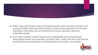 Fire & Smoke Damage - Mold Solutions & Inspections | PPT
