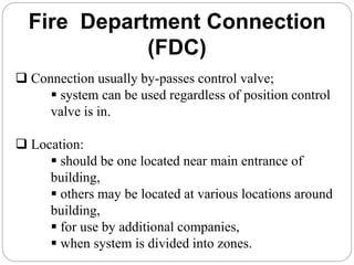 Fdc Firefighting Fire sprinkler systems | PPT