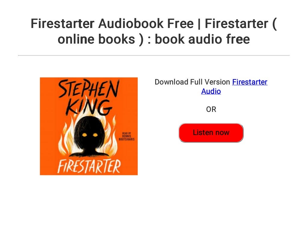 books like firestarter