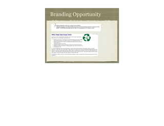 Branding Opportunity
 