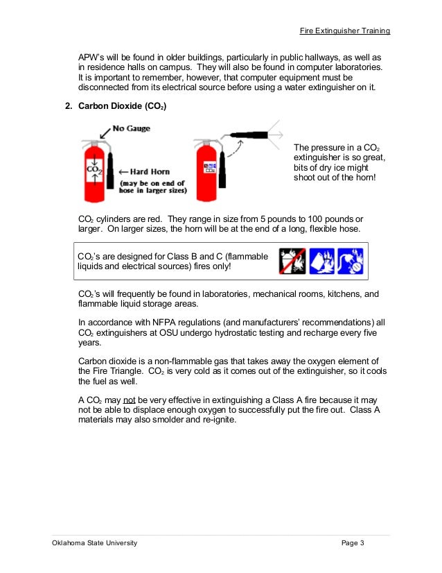 Fire training manual document