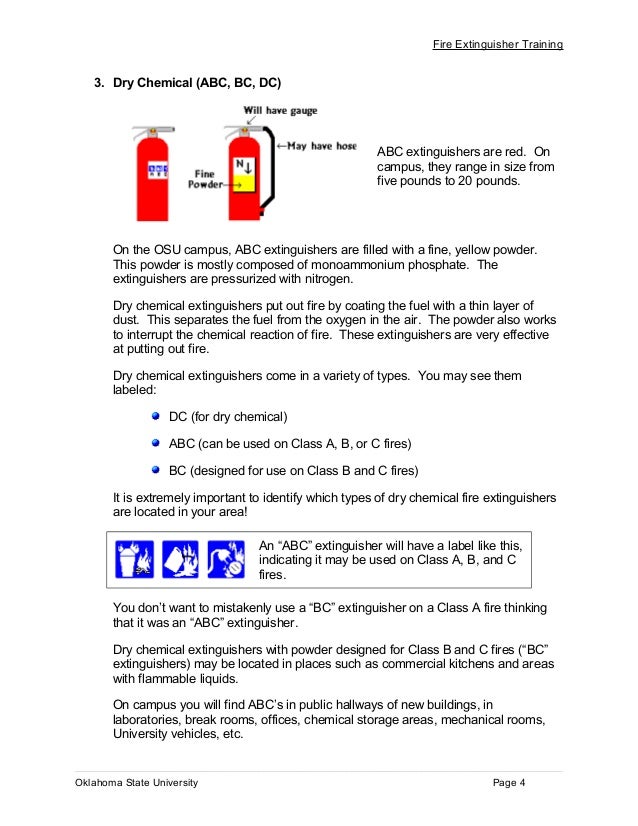 Fire training manual document