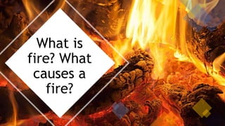 What is
fire? What
causes a
fire?
 