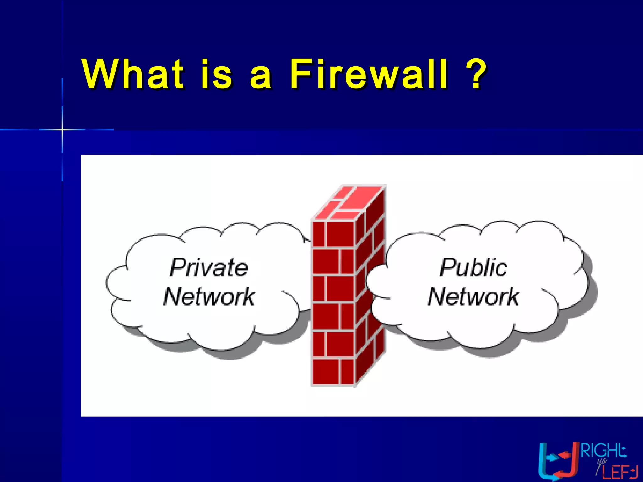 What is a Firewall ?What is a Firewall ?
 