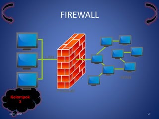 Kelompok 
3 
FIREWALL 
10/31/2014 2 
 